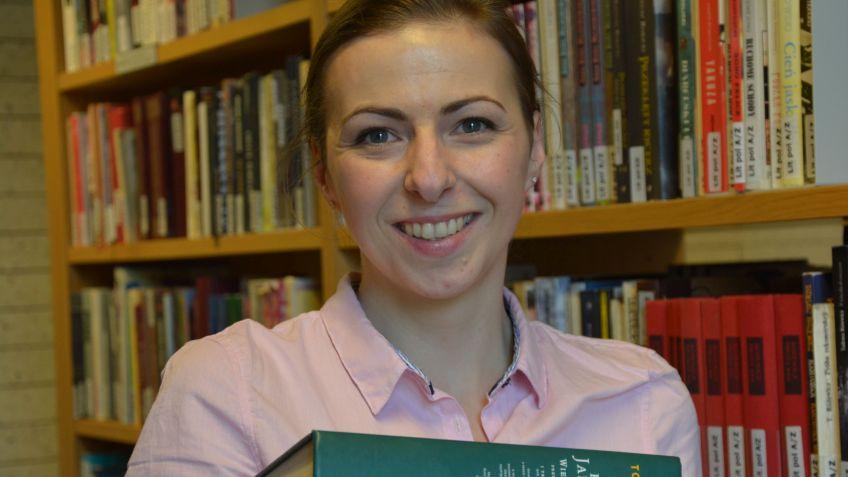 Katarzyna Wojtaszak, rzeczniczka prasowa poznańskiej Biblioteki Raczyńskich